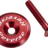 Reverse Balhoofdkap Met Aluminium Schroef - Rood -Fiets Bevordering 01177 1ewGe2BP5FMncs