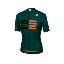 Sportful Draadjersey - Zwart/Groen/Oranje