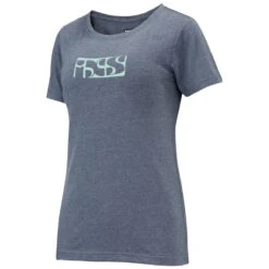 IXS Brand Dames T-shirt - Aqua/Navy
