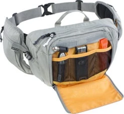 Evoc Hip Pack 3L Incl. 1,5 L Hydratatie Blaas - Steen -Fiets Bevordering 4250450726784 HIP PACK 3L STONE D2