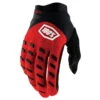 100% Airmatic Handschoenen - Rood/Zwart 1 100% Airmatic Handschoenen - Rood/Zwart -Fiets Bevordering AirmaticHandschuhe RedBlack 1