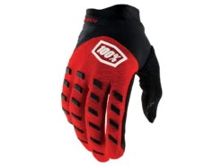 100% Airmatic Handschoenen - Rood/Zwart