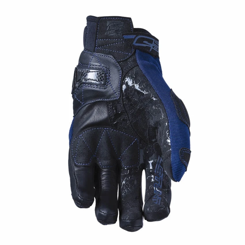 Five Handschoenen Stunt Evo - Zwart-blauw 4 Five Handschoenen Stunt Evo - Zwart-blauw - Afbeelding 2