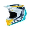 LEATT Helm Incl. Bril 8,5 V22 Grafisch Blauw-wit-geel -Fiets Bevordering LEATTHelminkl Brille8 5V22Graphicblau weiss gelb 1
