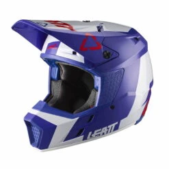 LEATT GPX 3.5 Motorcrosshelm - Blauw-wit