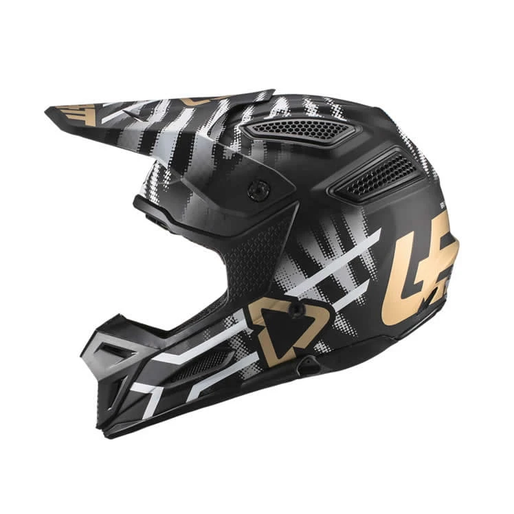 LEATT Motorcrosshelm GPX 5.5 Composiet - Zwart-wit-goud 4 LEATT Motorcrosshelm GPX 5.5 Composiet - Zwart-wit-goud - Afbeelding 2