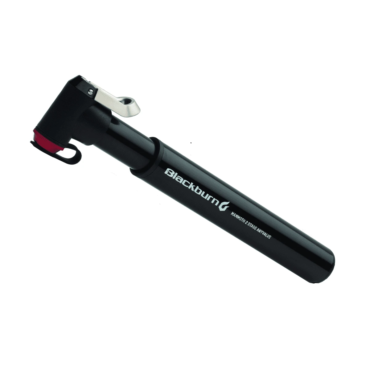 Blackburn Mammoth 2-traps Fietspomp - Zwart 3 Blackburn Mammoth 2-traps Fietspomp - Zwart