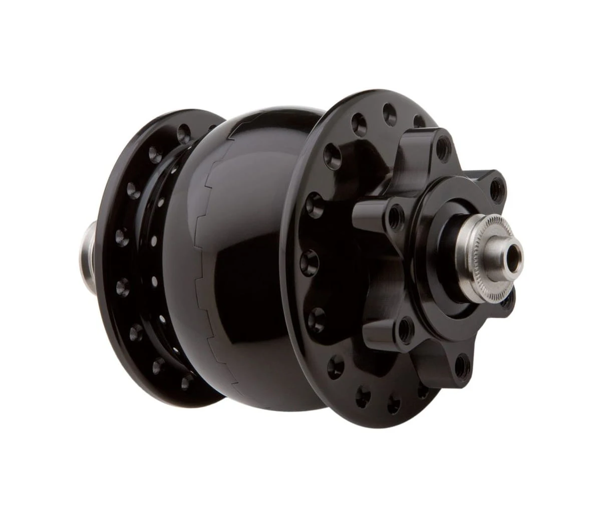 Naaf Dynamo-SON 28 Disc 6-gaats - Zwart Geanodiseerd 3 Naaf Dynamo-SON 28 Disc 6-gaats - Zwart Geanodiseerd