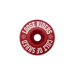 LOOSE RIDERS Cult Of Shred Stuurpen Dop - Rood