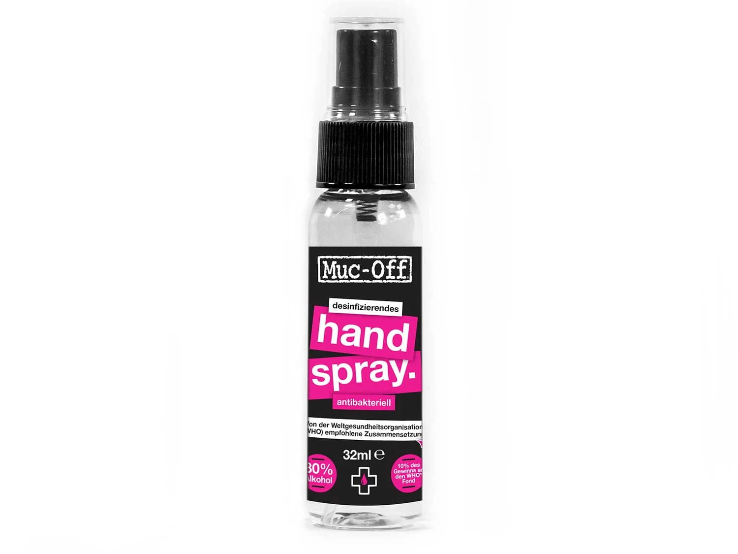 Muc-Off Antibacteriële Desinfecterende Handspray 32 Ml 3 Muc-Off Antibacteriële Desinfecterende Handspray 32 Ml