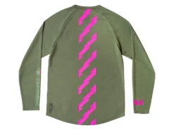 Muc-Off MTB Trui Lange Mouw - Groen/Roze -Fiets Bevordering mu jer 2019 Long Sleeve Riders Jersey green back ID 32799
