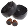 Zacht Lederen Stuurlint Stuurlint - Zwart -Fiets Bevordering soft leather leder lenkerband bar tape 143896