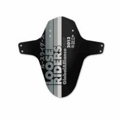 LOOSE RIDERS Spatbord Retro Zwart - Zwart/Grijs